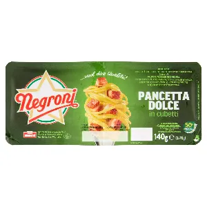 NEGRONI PANCETTA DOLCE A CUBETTI GR.140