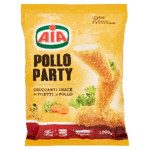 AIA SNACK PARTY DI POLLO PANATI KG.1 SURG.