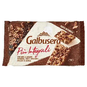 GALBUSERA CRACKERS INTEGRALI CON SEGALE GR.380