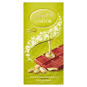 LINDT LINDOR TAVOLETTA PISTACCHIO GR.100