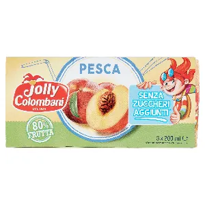 JOLLY COLOMBANI SENZA ZUCCHERI PESCA ML.200X3