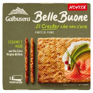 GALBUSERA BELLEBUONE CRACKER SESAMO/MAIS GR.200***