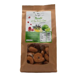 TENTAZIONI PUGLIESI TARALLI PEPE ROSA GR.200
