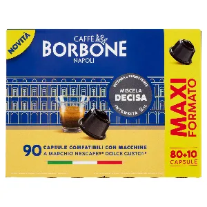 BORBONE 80 CAPSULE NDG DECISA + 10 OMAGGIO