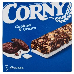 CORNY BARRETTE COOKIES & CREAM GR.23X6 ***