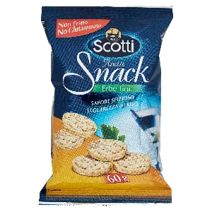 SCOTTI RISO MINIRISETTE SNACK ERBE FINI GR.60