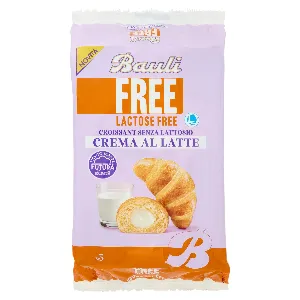 BAULI CROISSANT SENZA LATTOSIO LATTE X5 GR.225