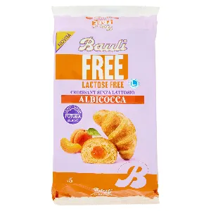 BAULI CROISSANT SENZA LATTOSIO ALBICOCCA X5 GR.225