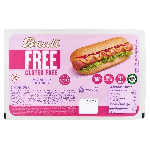 BAULI SENZA GLUTINE PANE PER HOT DOG GR.150