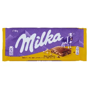 MILKA TAVOLETTA MILK WITH RICE CRISP GR.90